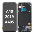 Samsung Galaxy SM-A405 (A40 2019) LCD and touch screen With Frame (Original Service Pack) [Black] GH82-19672A/19674A